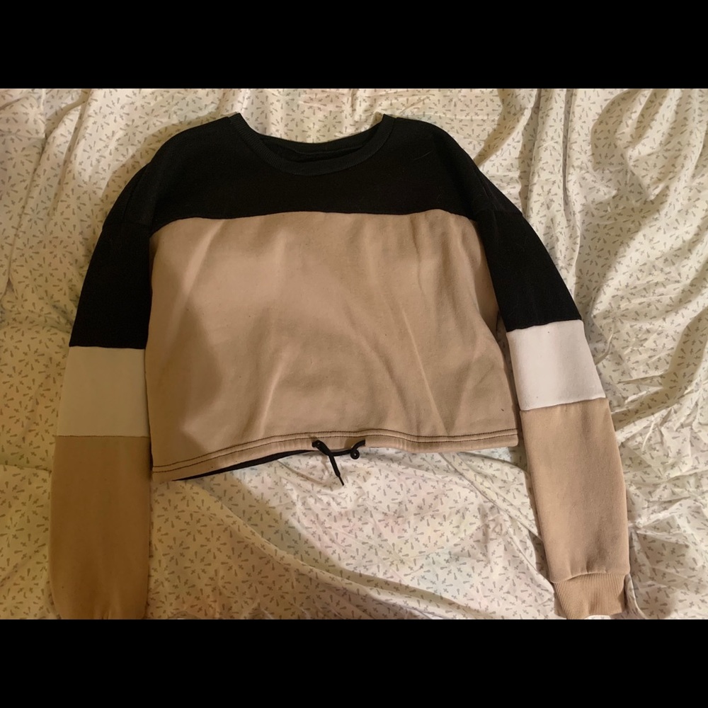 Long sleeve sweatshirts crops